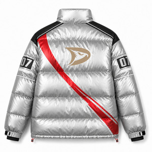 Wholesale Men’s Puffer Jacket Hooded Insulated Windproof Winter <b>Bubble</b> <b>Coat</b> Custom Logo Supplier - Product Image 2