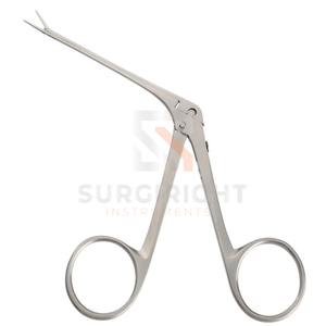 Pinces à sertir House Alligator 130 mm en acier inoxydable, instrument otologique pour le sertissage de prothèses du conduit auditif par SurgiRight - Product Image 4