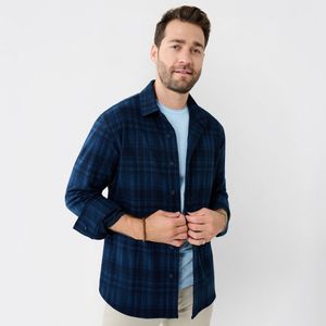 เสื้อเชิ้ตผ้าแฟลนเนลผู้ชายคุณภาพสูงแบบสั่งทำพิเศษ ระบายอากาศได้ดี สวมใส่สบาย เหมาะสำหรับฤดูร้อน แขนยาว ติดกระดุม ป้องกันรอยยับ - Product Image 1