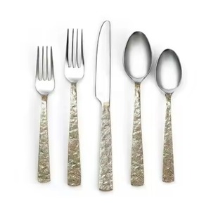 Ensemble de couverts en métal finition miroir de luxe pour table à manger, mariage et décoration de restaurant - Product Image 3