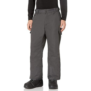 Pantalon cargo de sport d'hiver pour homme, couleur anthracite, taille L, entrejambe 32 pouces, imperméable, coupe-vent, isolé, pour ski, snowboard et activités de plein air - Product Image 1