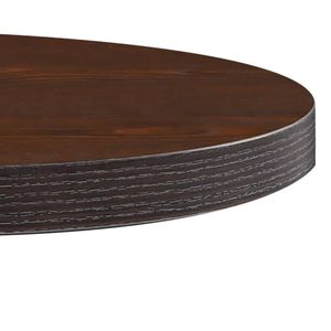 Tavolo da bistrot marrone scuro 19.7 tavolo ristorante MDF \" - Product Image 3