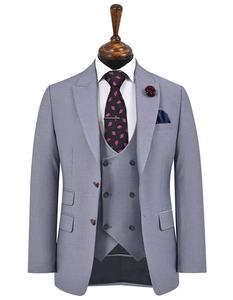 Traje de Novio al por Mayor OEM ODM, Traje Formal de Boda, Esmoquin para Hombre, Blazer de Esmoquin Personalizado de 3 Piezas para Caballero - Product Image 1