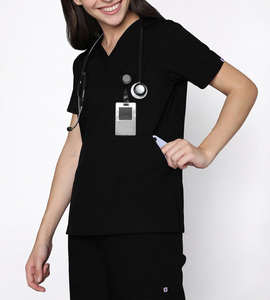 Conjunto de Uniformes Médicos de Secado Rápido, Unisex, Poliéster y Spandex, para Verano, Servicio Personalizado OEM - Product Image 6