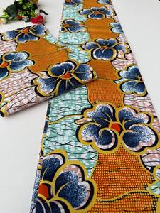Tela de algodón de cera Africana Siyara Leone con diseños populares de dos colores, ideal para coser ropa, manualidades y proyectos de acolchado - Product Image 6