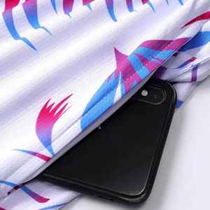 CYBEX INDUSTRY Short décontracté en toile taille haute pour homme, avec cordon de serrage réglable, séchage rapide, tissu respirant, motif sportif - Product Image 2