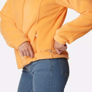 Women's Full Zip Fleece Jacket Solid Color <b>Stand</b> Collar Warm Autumn Outerwear Regular Length Polyester Fabric <b>Coat</b> - Product Image 6