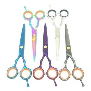 Ciseaux de coiffure professionnels Morje, lame en acier inoxydable, pointe acérée, pour droitiers, manche moyen, en acier inoxydable - Product Image 2
