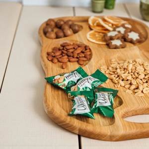 Modern Customized Wooden Serving <b>Tray</b> Platter Natural Wood Food Serving Board Kitchen Dining Table <b>Tray</b> for <b>Snacks</b> Fruits 20pcs - Product Image 6