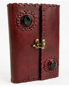 Wholesale Double Stone Genuine Leather Address <b>Book</b> with Side Stitch Clasp Closure Gift Option-Hardcover Design - Product Image 1