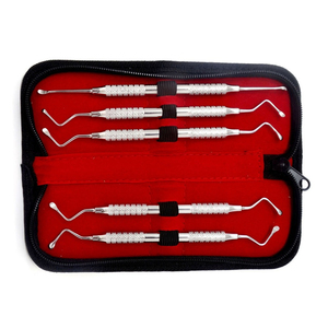 ชุดเครื่องมือขูดกระดูกแบบแมนนวล 6 ชิ้น ทำจากสแตนเลส ยี่ห้อ Bone Bridge Instruments รุ่น Lucas Curettes ชุดช้อนขูดกระดูก Hemingway สำหรับงานทันตกรรมในห้องปฏิบัติการ - Product Image 1