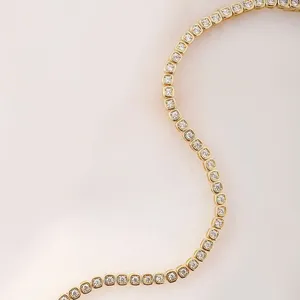 Pulsera Vintage de Diseño para Mujer con Diamante Natural de Corte Brillante Redondo de 1.75 Quilates en Oro Amarillo de 14K con Certificado IGI - Product Image 5