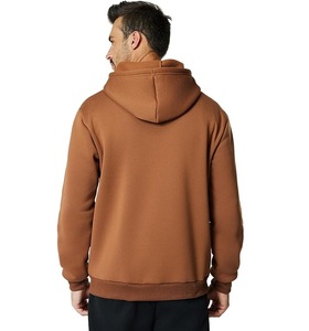 Sweat à capuche zippé confortable pour homme, 100 % coton, à col tombant, couleur unie, avec bande décorative sur l'épaule, service OEM, le plus vendu, Bangladesh - Product Image 5