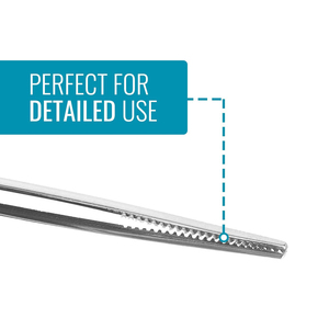 Instrumentos Quirúrgicos ACTIVE SURGICAL OEM, Pinzas Rectas de Acero Inoxidable para Apósitos, Pinzas Quirúrgicas Tipo Pulgar, Certificación CE Clase I - Product Image 4