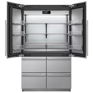 Meilleure offre : réfrigérateur à portes françaises intégré de 48 pouces, qualité professionnelle, acier inoxydable, avec personnalisation OEM - Product Image 1