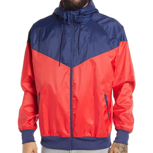 Veste coupe-vent en toile à capuche personnalisée pour homme, imperméable, antibactérienne, décontractée, pour l'hiver - Product Image 2