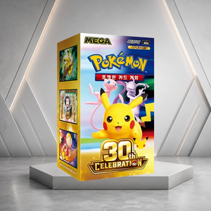 กล่องบูสเตอร์การ์ดสะสมโปเกมอนเกาหลี M6a ฉลองครบรอบ 30 ปี สำหรับนักสะสมและผู้ขายออนไลน์ - Product Image 4