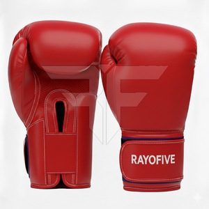 Guantes de Boxeo de Cuero Profesionales Personalizados de Alta Calidad con Logotipo Personalizado, Diseño Personalizado, OEM, Absorción de Humedad - Product Image 3