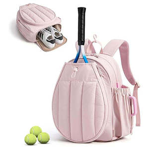 Bolsa de Raquetas Acolchada de Nailon Impermeable de Primera Calidad, con Múltiples Bolsillos, para Tenis y Pickleball, Capacidad de 50-70L, Cierre Personalizable - Product Image 4