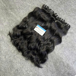 Cabello Humano Vietnamita Virgen de Primera Calidad, Extensiones de Cabello con Trama a Máquina, Cabello Sin Procesar, Listo para Entrega, Sin Enredos, Venta al por Mayor DD - Product Image 3