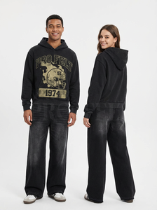 Conjuntos de dos piezas personalizados lisos y sencillos para uso casual: sudaderas con capucha y pantalones deportivos, trajes deportivos para invierno, chándales de entrenamiento. - Product Image 6