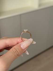 Anillo de banda abierta con diamante marquesa de 1.01 quilates Toi Et Moi para mujer, oro amarillo de 14k, joyería de compromiso y boda con diamante cultivado en laboratorio para ella - Product Image 5
