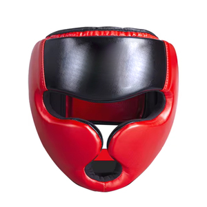 Custom Full <b>Face</b> Boxing Headgear PU Material Protective Training Gear for Muay Thai MMA Sparring Kickboxing Gym Use - Product Image 3