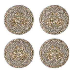 Posavasos Bordado a Mano con Cuentas, 5mm de Grosor, Alta Durabilidad, Estilo Bohemio, Decoración para Mesa de Hogar, Uso en Fiestas - Product Image 4