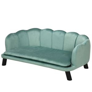Structurally Stable Dog <b>Sofa</b> <b>Pet</b> Bed with Four Wooden Legs - Product Image 5