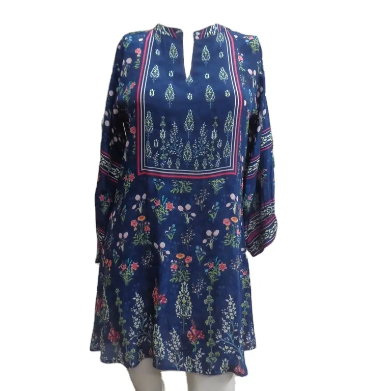Wholesale Ethnic Clothing: Indian Viscose Printed Tunic Ethnic Clothing Wholesale: Indian Viscose Printed Tunic Tops