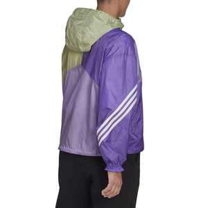 Veste coupe-vent légère pour femme, color block, à capuche et demi-zip, style sport, rétro, pour activités de plein air, course et entraînement - Product Image 3