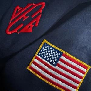 <b>Men</b> Oversized <b>Quarter</b> <b>Zip</b> Knitted <b>Fleece</b> Embroidery Winter American Vintage Casual Streetwear Sweatshirt - Product Image 3