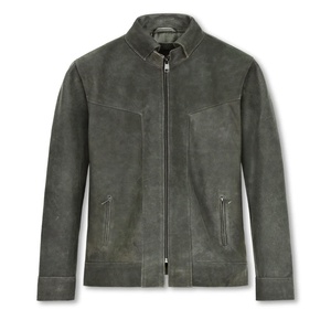 Chaqueta de Cuero para Hombre, Elegante, Ajustada, a la Moda, Cómoda para el Invierno - Product Image 5