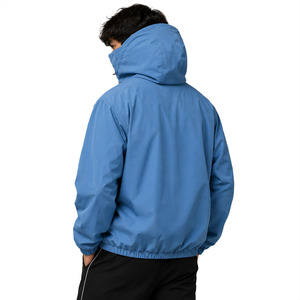 Chaqueta cortavientos de moda con capucha y diseño personalizado para hombre, estilo balaclava, extragrande, resistente al viento y al agua, para exteriores, OEM - Product Image 2