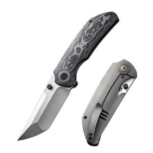 Folding Knives <b>Stainless</b> <b>Steel</b> Blade Black Ergonomic Handle Compact Folding Design for <b>Outdoor</b> Camping and General Utility - Product Image 1