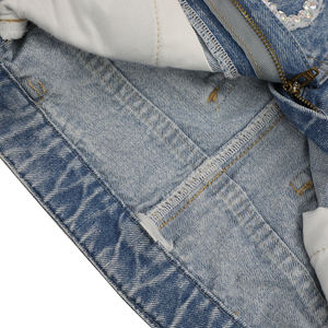 Shorts de Mezclilla de Algodón para Mujer, Lavado Ácido, Diseño Desgastado, Bajo sin Rematar, Estilo Y2K Vintage, Corte Holgado, Transpirables, Ideales para Verano - Product Image 5