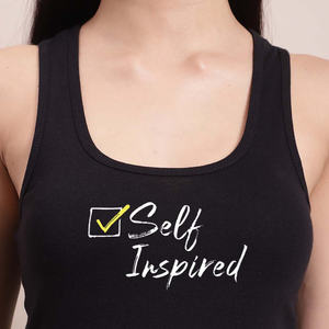 2026 Hot Selling Custom Color Women's Summer Lightweight Slim Fit 100% Cotton Jersey Heat-Transfer Printed Sporty <b>Tank</b> <b>Tops</b> - Product Image 6