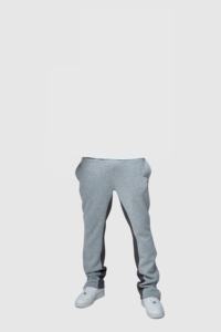 กางเกงวอร์มผ้าฟลีซเอวสูงสำหรับผู้ชายกางเกงลำลองสไตล์ฮิปฮอปสไตล์ฮิปฮอปสไตล์สตรีทแบบซ้อนกันโลโก้3D ตามสั่ง - Product Image 5