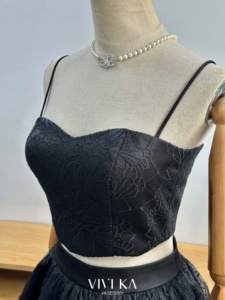 Camisa Transparente de Encaje Floral para Mujer con Top de Encaje a Juego, Blusa de Manga Larga con Botones, Estilo Casual CHERISH - Product Image 5