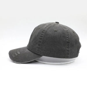 Gorra de Béisbol Negra Personalizada con Logotipo Bordado de Alta Calidad 2026, Gorra Deportiva Profesional de Moda Hip-hop, Gorra de Papá - Product Image 3