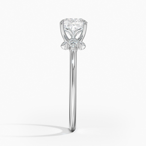 BOJ <b>Ring</b> 045 Cushion Cut 925 <b>Silver</b> Grand Fiore Diamond & Rhodium Plated Wedding 2ct D Color VVS1 Moissanite GRA Certified <b>Ring</b> - Product Image 3
