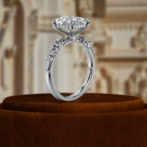 1.5CT Princess Cut <b>Diamond</b> Engagement <b>Ring</b>, Lab Grown <b>Diamond</b> <b>Ring</b>, 14K White Yellow Gold Wedding <b>Ring</b> For Her Bridal Promise - Product Image 4