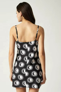 Robe midi en coton et lin sans dos, classique, formelle et décontractée, pour l'été, pour femme, vêtements de plage, vêtements en lin pour femme, prix de gros - Product Image 3