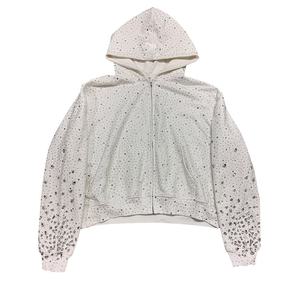 Sudadera con Capucha Unisex Extra Grande con Pedrería, Tejido Frontal, Informal, para Otoño, 100% Algodón, Forro Polar, Secado Rápido, Impermeable, para Hombre, Económica - Product Image 2
