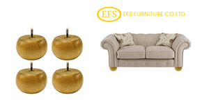 Short Round Solid Wood Furniture Leg Minimalist Simple Design for Sofa Cabinet Coffee Table Replacement - Product Image 5