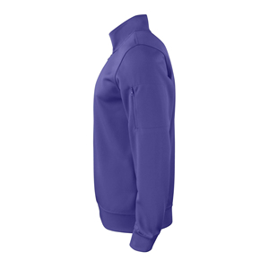 Sweat-shirt en molleton épais pour homme, col demi-zip, coupe confortable, idéal pour l'automne et l'hiver. - Product Image 3