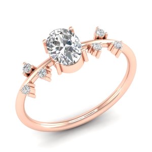 Anillo de Compromiso de Plata de Ley 925 con Moissanita Certificada GRA, Precio al por Mayor REYES, Personalizable, Regalo de Boda, Joyería Fina - Product Image 2