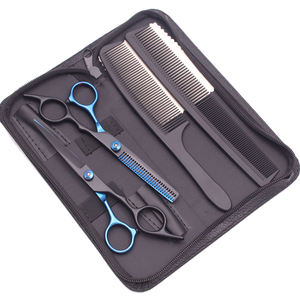 Ciseaux de coiffure 6'' en acier inoxydable JP, ensemble de ciseaux de barbier professionnels pour la coupe de cheveux, avec sac inclus - Product Image 2