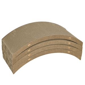 Confezione da 4 Tiragraffi Ecologici per Gatti in Cartone Ondulato Marrone - Product Image 1