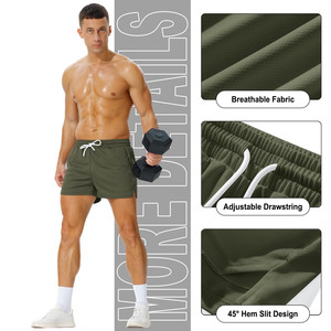 Pantalones Cortos Deportivos Personalizados con Logotipo, 100% Poliéster, para Hombre, Pantalones Cortos para Correr, para Verano, Envío Directo - Product Image 3